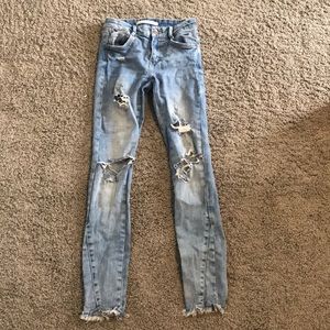 EUR 32, zara jeans, lightly worn
